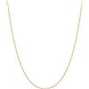 U7 Collana Donna Oro Catenina Rolò Acciaio Inossidabile Sottile 1,4mm 61cm