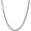 U7 Collana Uomo Acciaio Inossidabile Catena Cubana 6 mm Lungha 66 cm