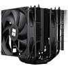 THERMALRLGHT TR-Thermalright Phantom Spirit 120 SE Black - Dissipatore CPU a doppia torre con 7 tubi di calore, 1500 giri/min, per AM5/AM4, Intel lga1851/1700/115x/1200, 154 mm High PC, nero