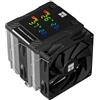 Thermalright Peerless Assassin 120 Digital Black - Dispositivo di raffreddamento per processori dual tower con doppia ventola per schermo digitale AM4/AM5, Intel LGA1851/1700/115X/1200