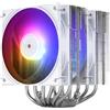 THERMALRLGHT TR-Thermalright Peerless Assassin 120 ARGB - Raffreddatore CPU White V3, doppio tower con 6 tubi di calore, con copertura bianca, due ventole PWM da 120 mm, 2000 RPM, per AM5/AM4, Intel lga1851/1700
