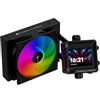 Thermalright FW 120 SE ARGB Nero Raffreddamento a Acqua per CPU, 120mm AIO, con Ventola ARGB 2000 U/min, Display da 2 Pollici 320x240 Risoluzione, per AMD AM4/AM5, Intel LGA1700/1851/115x/1200