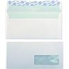 Blasetti 500pz Buste Lettera c/Finestra e chiusura strip autoadesiva 11x23cm 148