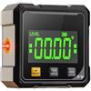 Generic Livella Laser inclinometro Digitale, Goniometro for strumenti di precisione | Inclinometro Goniometro Digitale,livello bolla laser Ricarica USB precisione ±0.1°/0.2° 0.1° Risoluzione 0,05° IP54