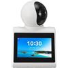 Plyisty Telecamera per Videochiamate Intelligente con Schermo, Telecamera di Sicurezza per Interni 2K, Apprendimento AI, Chiamata Bidirezionale, Promemoria Orologio, Schermo HD, Chiamata