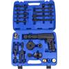 Hopzty Martello pneumatico da scheggiatura con kit di 19 accessori - Martello pneumatico versatile per lavori pesanti, kit da scheggiatura incluso Hopzty