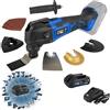 ENG PRO Utensile multifunzione - Linea professionale Monobatteria ONE4ALL 20V - Velocità regolabile Max 20000 rpm - Accessori + Borsa Porta Utensili, 1 Batteria 2.0Ah e Caricabatteria inclusi - ENG PRO