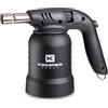 KEMPER - Lampada di saldatura a gas Professionale Uso 360° Torcia a gas Accensione piezo Cartucce gas perforabili BLACK EDITION KEMPER