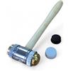 PTL Martello a sfera 4 in 1, in ottone, nylon e fibra, martello per gioiellieri, martello da lavoro PTL®