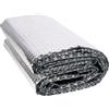Storystore Rotolo isolante in alluminio, 120 cm x 4,6 m, doppio rotolo di pellicola riflettente per termosifoni, per finestre, pavimenti, soffitti, porte del garage, camper, tetto