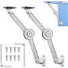 WWYSSZ 2 Pcs Cerniere Supporto Coperchio Lega di Zinco,con Viti e Chiave Esagonale