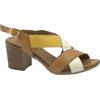 Melluso Walk K55163 Cuoio Scarpe Donna Sandalo Tacco Fibbia Incrocio 37