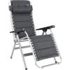 CRESPO - Tumbona relax - AL/232 - Deluxe - Gris per uso quotidiano, formato pratico
