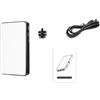 Horett Fill Light Portatile per Fotografia Bi-Color con 3 Modalità Luminose per Treppiede Fotocamera Selfie Stick Viaggio