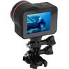 Jectse Camera D'azione da 20 MP da 30 MP da 5K, Angolo di Larghezza 145 ° 5 Metri con la Telecamera a Prova di Acqua, Fotocamera Subacquea Stabilizzatore da 1050 MAh con Elmetto e Bici