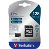 Verbatim MEMORY CARD MICRO SD/TRANSFLASH 128GB VERBATIM CLASSE 10 U3 V30 47044