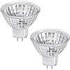 LedWekei Lampadine alogene GU5.3, MR16, 24 V, 150 W, dimmerabili, 2700 K, luce bianca calda, confezione da 2
