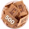 Grocer Planet - 500 Bustine di Zucchero di Canna da 2.6 g | Mezza Dose | Bustine da utilizzo singolo | Made in Italy | Perfette per caffè, tè e latte | Formato ideale per strutture ricettive