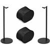 Sonos Era 300 nero opaco (set di 2) + Base per sonos Era 300 nero