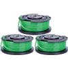 Greenworks 3 pezzi rocchetto doppio filo 2955507 per tagliabordi Greenworks GD24LT33