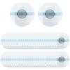 Rumgug Set di 50 Patch Adesive Trasparenti per Freestyle Libre 2 e 3, Cerotti Traspiranti e Impermeabili per Sensori, Protezione Duratura, Confortevole e Ipoallergenica per Monitoraggio Glucosio (Set B)