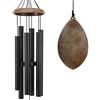ASTARIN Wind Chimes for Outside Deep Tone,36 Inch Windchime Outdoors，Chimes for Outdoors,Sympathy Wind Chimes Memorial for Mom Dad，All Metal Wind Chime