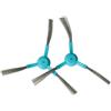 vhbw 2X Spazzola Laterale Compatibile con Proscenic M6 PRO Robot aspirapolvere - Set spazzole, Nero/Azzurro