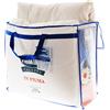 Caleffi Piumino Invernale 100% Piuma d'oca Matrimoniale 90 piumino 10 piumette Nido Di Piuma 255x200cm peso 280gr/mq 5 punti di calore
