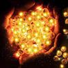 YOUYIKE 100 Pezzi Mini LED Palloncini Luci, Rotonde Colorate Lanterne di Carta Lampeggianti, Palloncino bianchi caldi Lanterne per Matrimonio Compleanno Halloween Festa di Natale Capodanno Decorazione