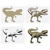 FINGERINSPIRE 3 stencil a strati con dinosauri per pittura, 21 x 29,7 cm, stencil grandi in plastica PET con tirannosauro Rex, modello a tema animale, per fai da te, decorazione per pareti e pavimenti