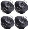 Yodave 4 Pack Mini Faretto Spot Incasso LED Rotanti e Piccole dimensioni interne