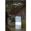 EMOS Robusta candela LED con proiettore, motivo fiocchi di neve in bianco freddo, dimensioni 7 x 15 cm, funzionamento USB o a batteria (3 x AAA), durata 10.000 ore, IP20 interno, DCPC05, plastica