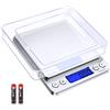 Diyife Bilancia Cucina, 500g/0.01g, con 2 Vassoi, Batterie Incluse