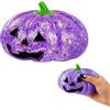 Generic Palla antistress da spremere alla frutta, gigante, grande, carina, realistica, con mele, formaggio, morbida palla sensoriale, divertente decorazione da scrivania, idea regalo per feste (zucca)