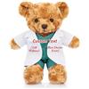MeterBear Orsacchiotto personalizzato con testo personalizzato/benedizione, peluche animale peluche regalo infermiere/medico, laurea studente di medicina (8IN-Doctor 2)