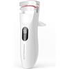 TOUCHBeauty Piegaciglia riscaldato, ricaricabile, elettrico, con display a LED, temperatura regolabile a 3 livelli, arricciatura naturale ricaricabile, lunga durata 24 ore, per donne, AG-2316