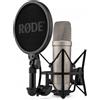 Røde Microfono a condensatore in argento RODE NT1 di quinta generazione