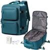 suradar Zaino sottovuoto da viaggio con pompa a compressione, zaino con compressione sottovuoto, per Ryanair, borsa da cabina 40 x 20 x 25 cm, per Ryan Air Bag da 40 x 20 x 25 cm, A1 - Blu pavone, 40