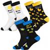 Geyoga 3 Paia Calzini Divertenti con Paperelle per Donna Uomo Divertenti con Animali Unisex Calzini Lunghi Motivo Regalo di Natale e Compleanno per gli Amanti delle Paperelle(Uccello)