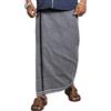 PRAKASAM COTTON Men Single Thalathi Border Dhoti Single Dhoti 1.28X2.00 Mtrs Ash