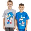 Sonic The Hedgehog T-shirt personalizzate per ragazzi, confezione da 2