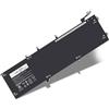 FlyZythrol 97Wh 6GTPY Batteria compatibile con Dell XPS 15 9550 9560 9570