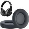 kwmobile 2x Cuscinetto Cuffie Compatibile con Beats Studio 2/3 Wireless Pad - Cuscinetti Ricambio Cuffie Over Ear Simil Pelle - stone dust