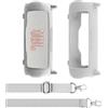 Aenllosi Cover Silicone Protettiva per Altoparlante JBL Flip 7, Bianco