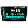 BXLIYER SXAUTO ¦ 8G+256G ¦ Android 13 IPS Autoradio Per Passat B6 / B7 Magotan/CC (2010-2018) - Senza fili Carplay & Android Auto - Camera + MIC - DAB Fast-boot Volante 360-CAM WIFI DSP - 2 Din 10.1 Pollici