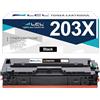 LCL CF540X 3200Pagine Cartucce di Toner Compatibile per HP 203X CF540X | Sostituzione per HP Color Laserjet Pro M254dw M254dn M254nw MFP M281fdw M281fdn M281cdw M280nw(1-pack, Nero)