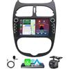 LICHENGTAI Android 13 Autoradio per Peugeot 206 206CC Cirteon C2 2002-2010, 7 Pollici TouchScreen Radio con Carplay e Android Auto Bluetooth GPS WiFi SWC FM/RDS Telecamera Posteriore, 2G+32G