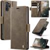 Cracedily Cover per Samsung Galaxy Note 10 Plus Case, Libro Custodia Portafoglio Premium Pelle PU, Slot Scheda, RFID Shieldon, Chiusura Magnetico Aletta Antiurto Case Custodia per Note 10 Plus, Caffè