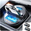 JOYROOM 2 adattatori per accendisigari da 125 W USB C, mini USB con anello di trazione, PD 65 W & QC 60 W, caricabatterie da auto super veloce per iPhone 17/16, Samsung S26/S25 e veicoli da 12 V/24 V