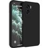 HAFFAN Custodia in Silicone TPU Compatibile con HONOR 90 Lite 5G (6.7 inches), Cover Case Protettiva per Cellulare - Nero